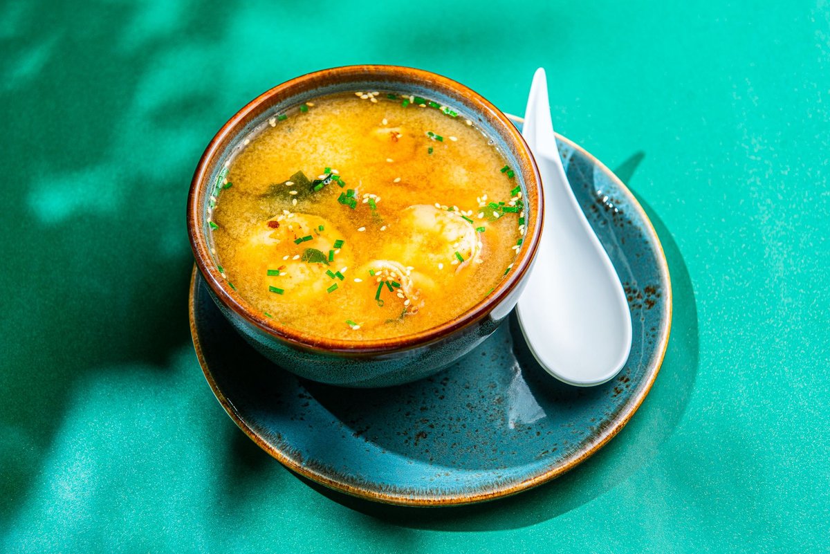 Miso supp lõhe ja krevettidega
