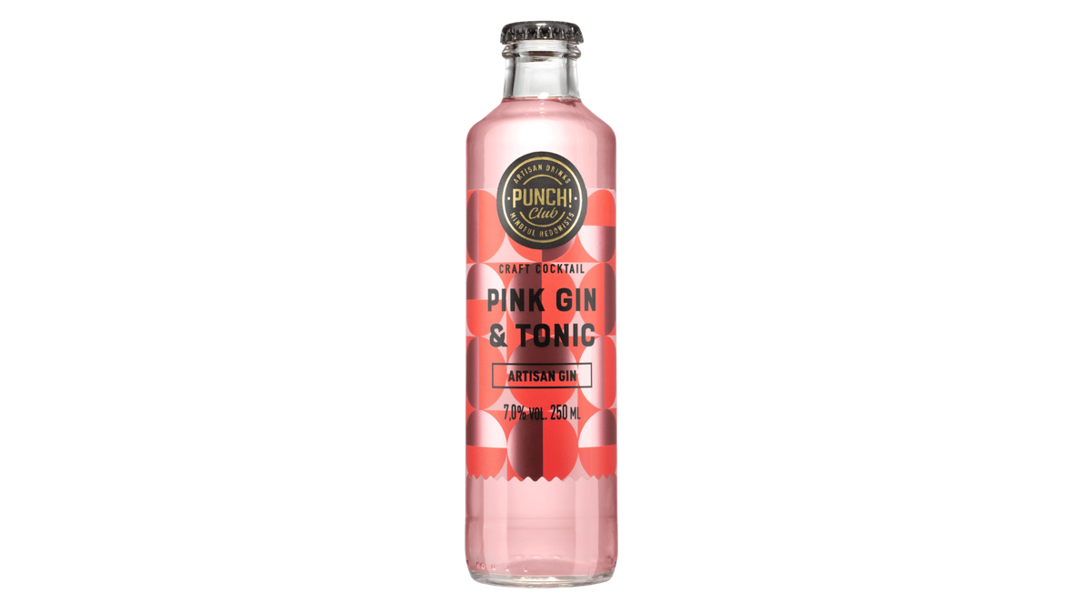 Punch Club! Pink Gin Tonic 8% 0,25 l