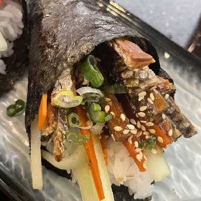 Salmon Skin Hand Roll