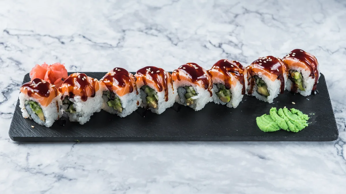 Salmon Teriyaki Roll