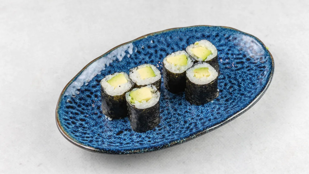 Hossomaki avokado