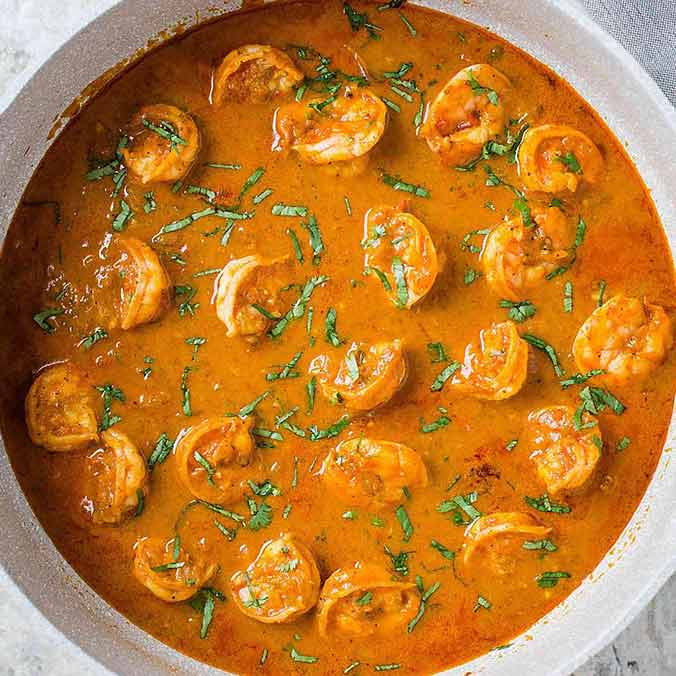 Camarones Curry