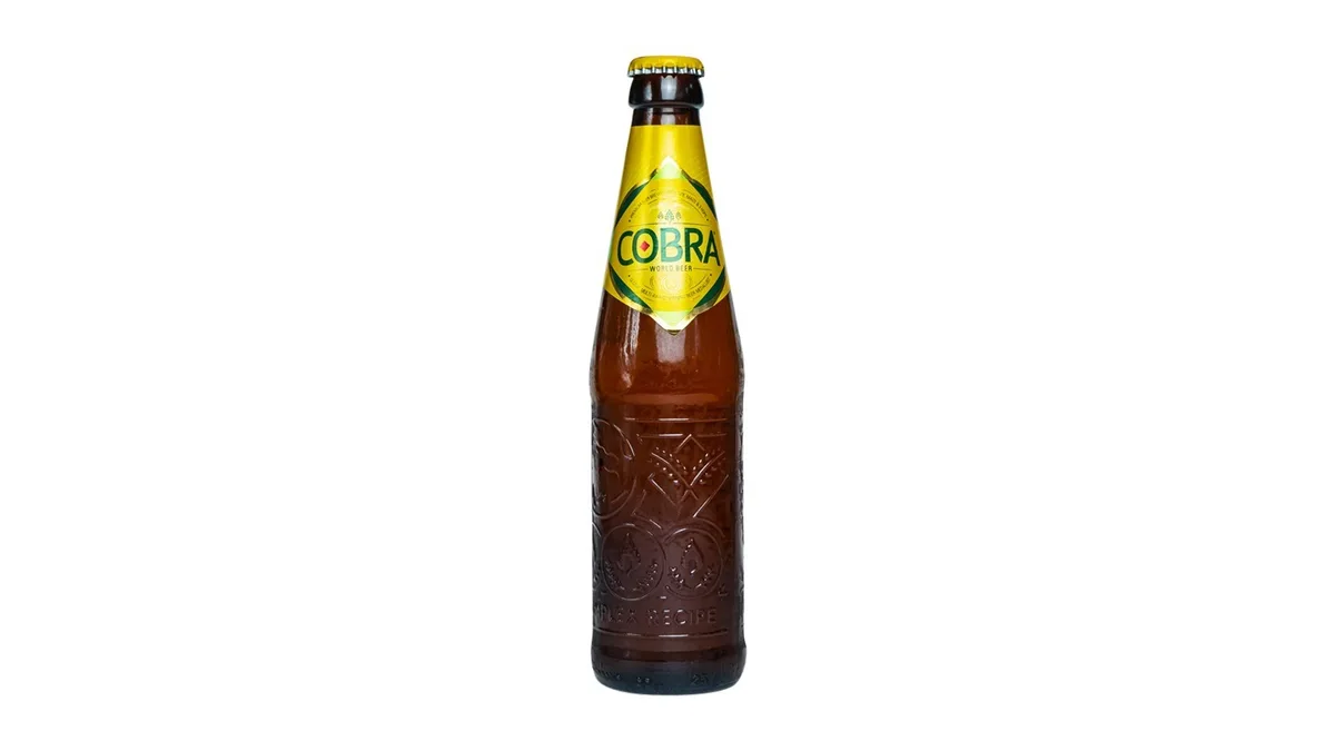 Cobra Indian Beer Glass Bottle 0.33l