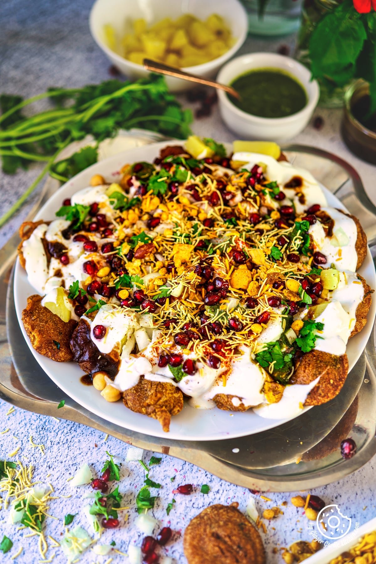 Pakora Dahi Chaat