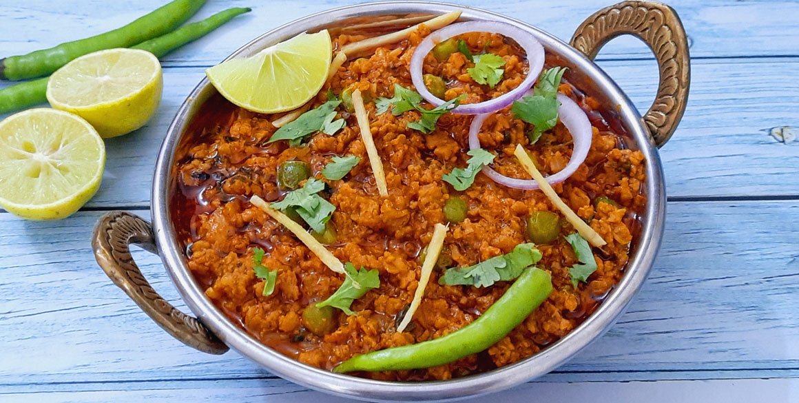 Soya Keema Mutter