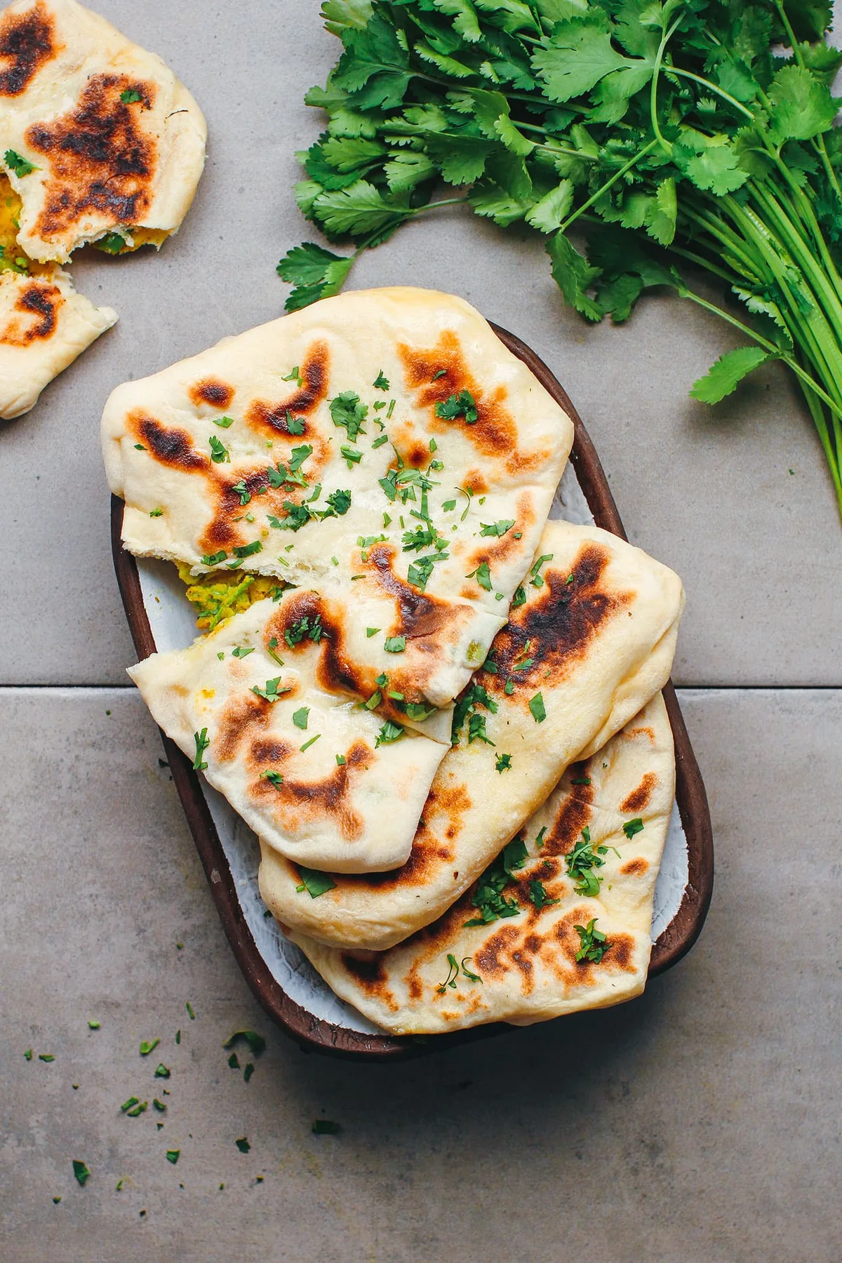 Máslový naan (A1,A3,A7)