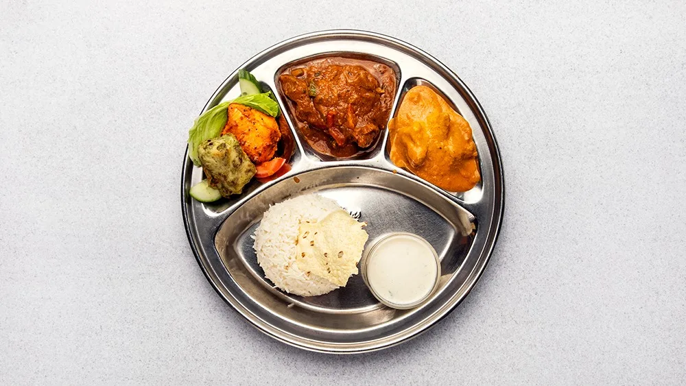 Thali Taj Mahal Special Kött
