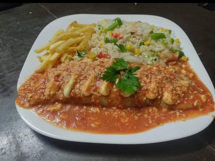 Panqueca de Frango com Catupiry
