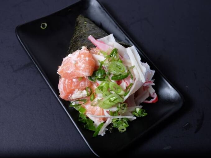 Temaki Salmão Kani