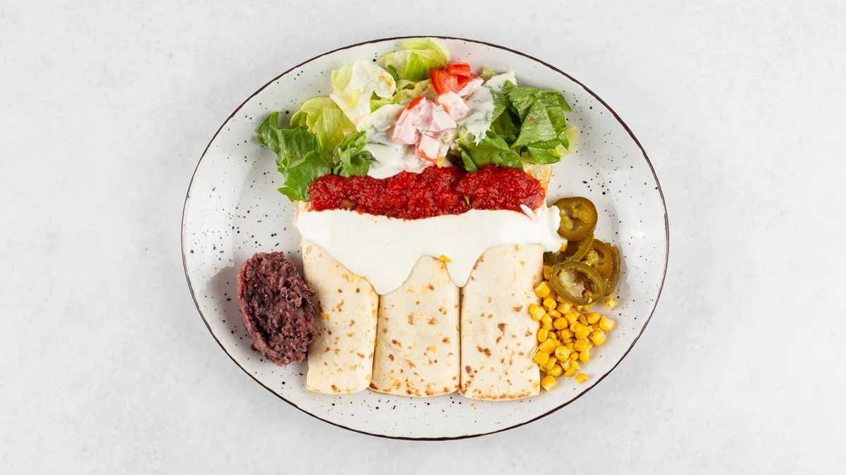 Taquito's polnjeni z nadevom po tvoji izbiri