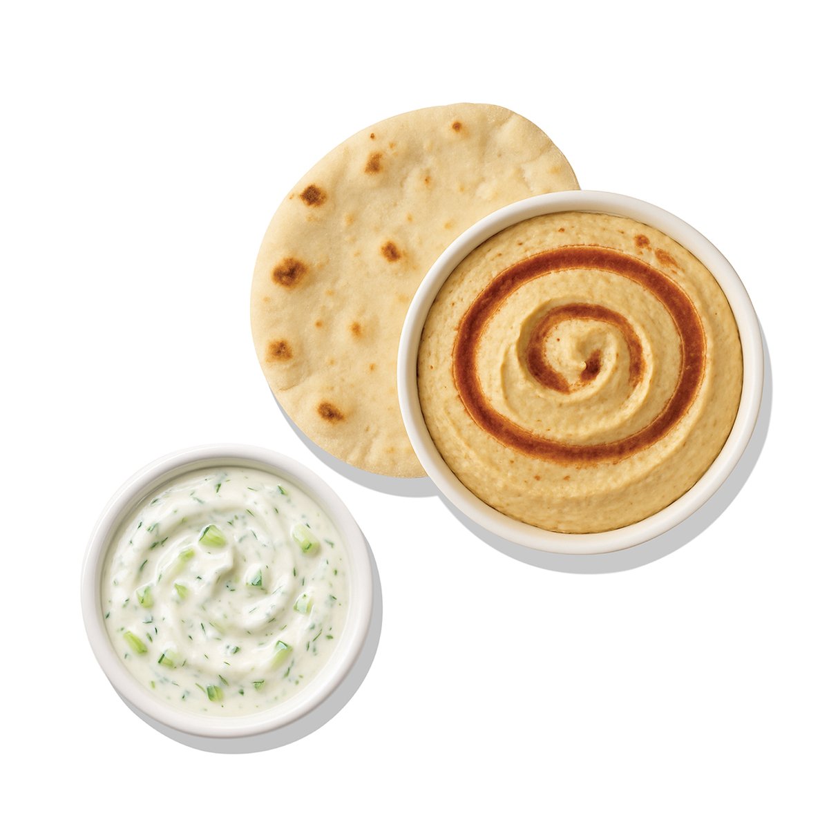 Hummus and Tzatziki and Lipie