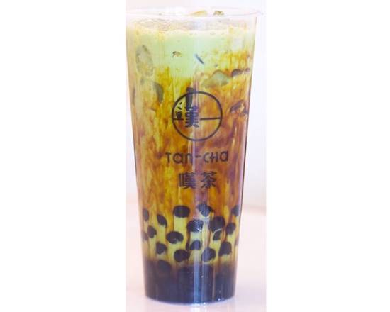 Brown Sugar Matcha with Boba