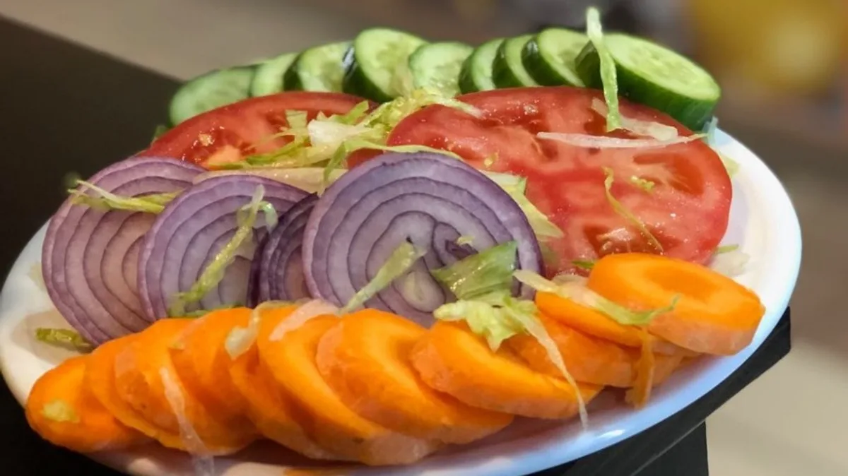 Indian sliced salad
