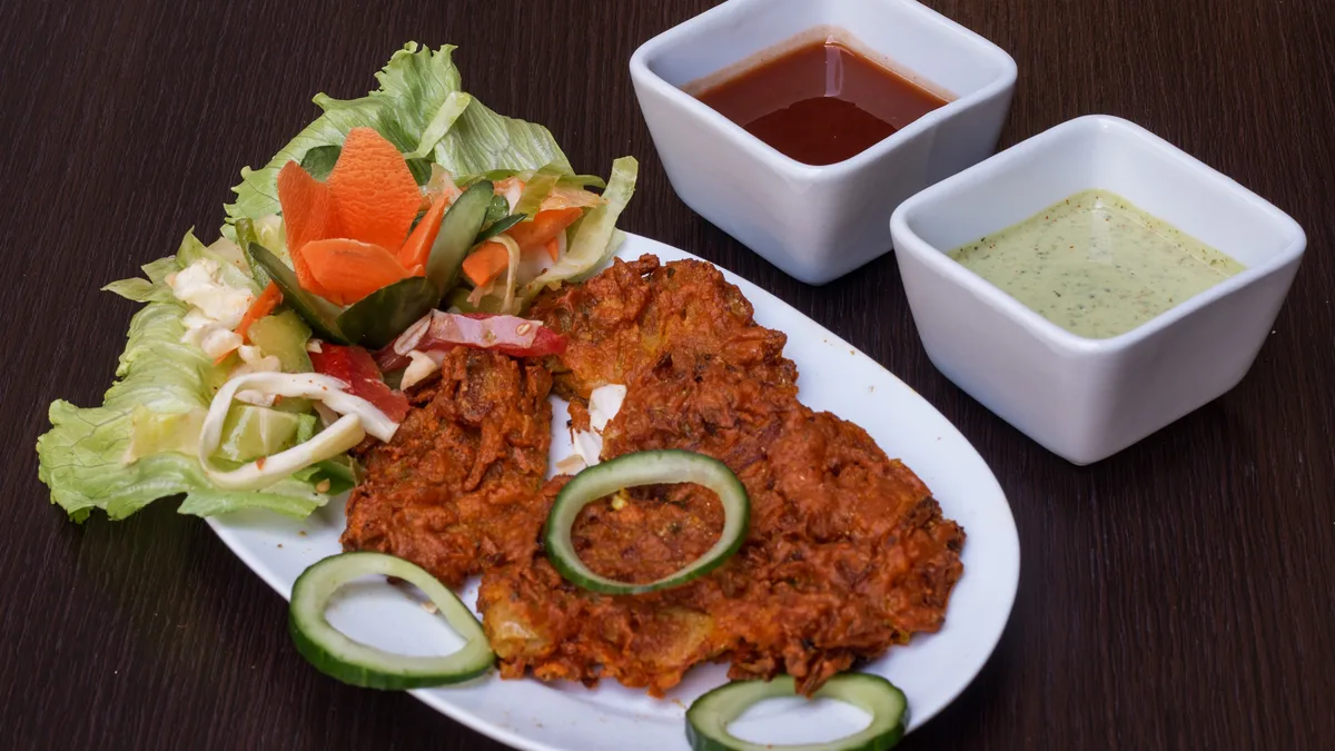 Onion bhaji pakora