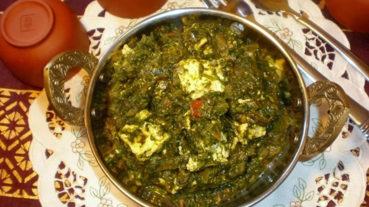 Palak paneer