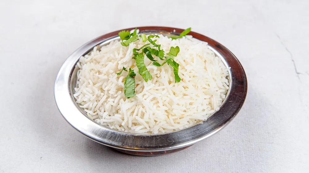 Plain basmati rice