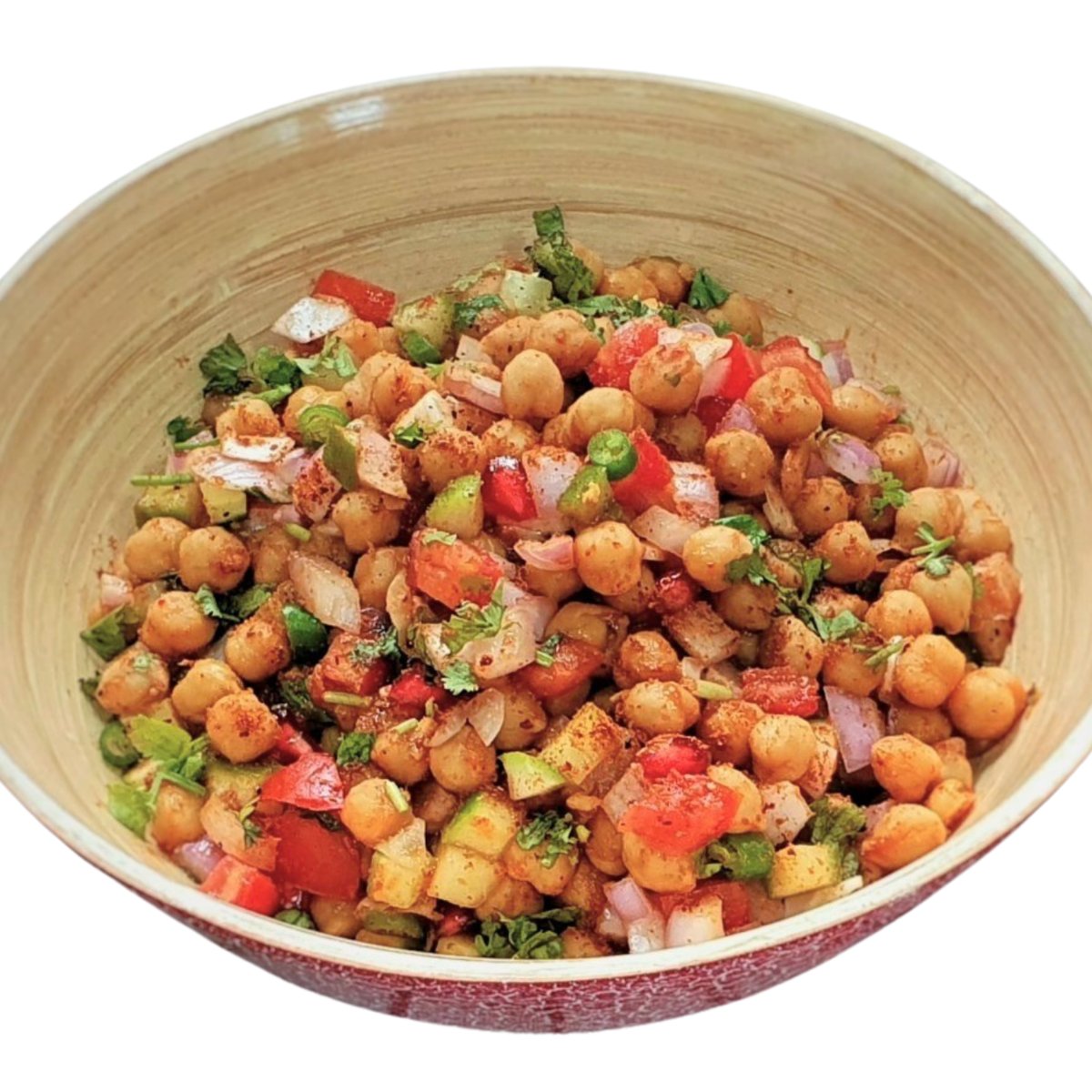 Chana chaat salad