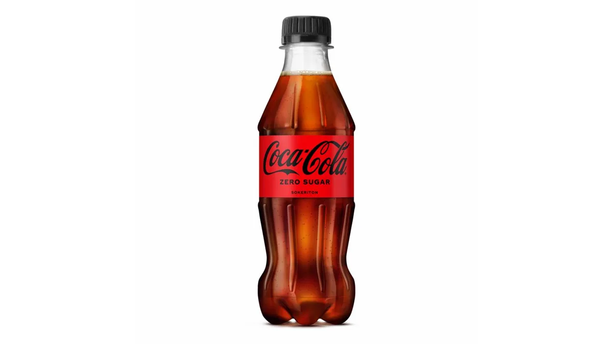 Coca-Cola Zero Sugar virvoitusjuoma muovipullo 0,33 L