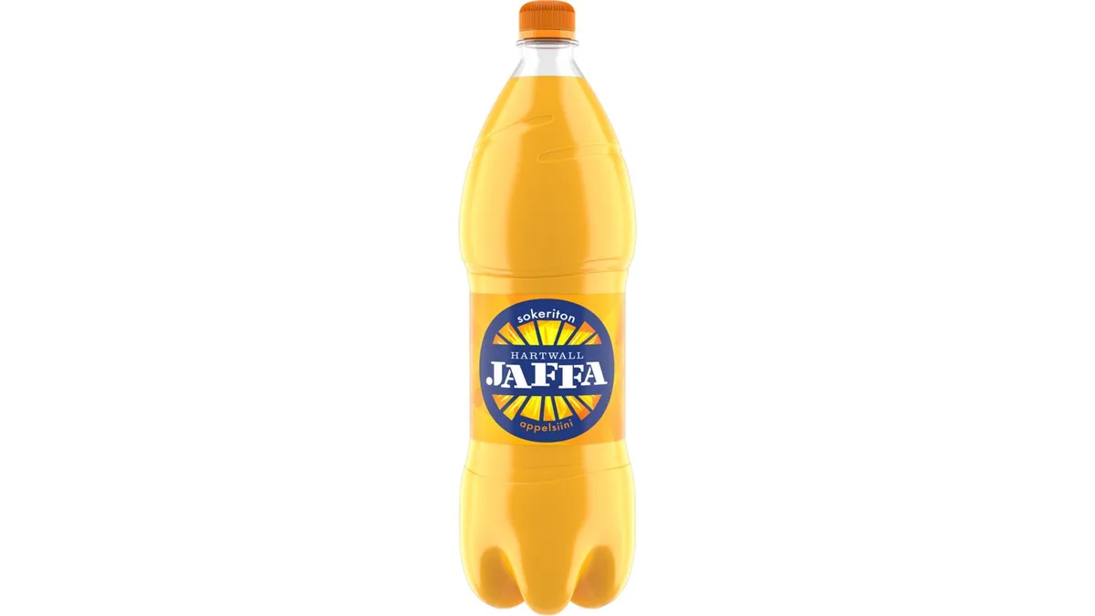 Hartwall Jaffa Appelsiini Sokeriton virvoitusjuoma 1,5 l