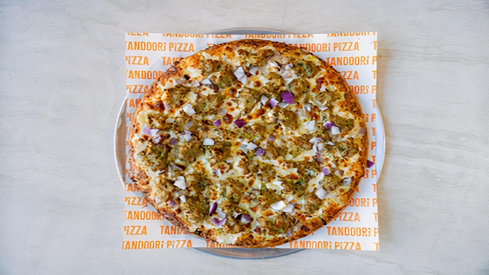 Chicken Tikka Kabob Pizza