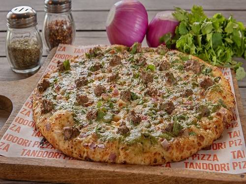 Lamb Kabob Pizza