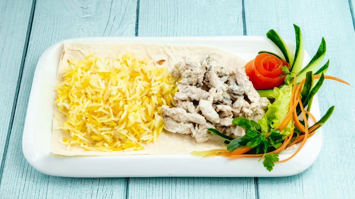 Plov Üstü Ətli və Qaymaqlı Sote