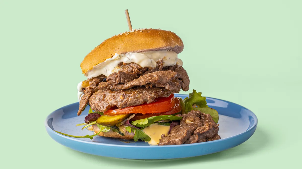 Ube Tapa Burger