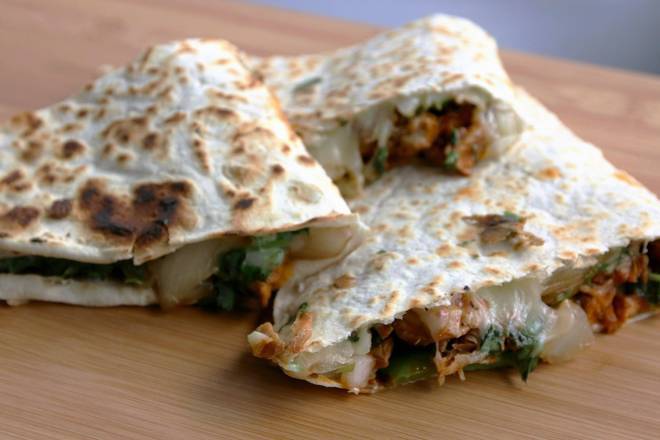 Cheese Quesadilla with Meat