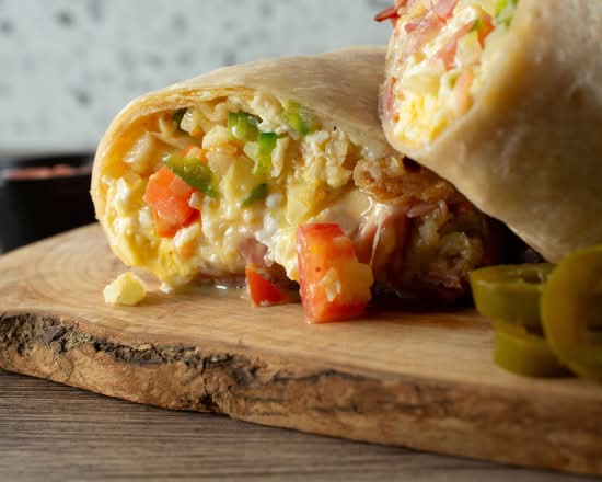 Breakfast burrito no meat