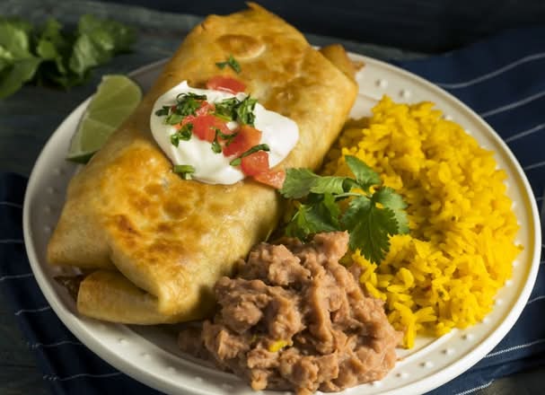 Chimichanga Burrito (Deep-Fried)