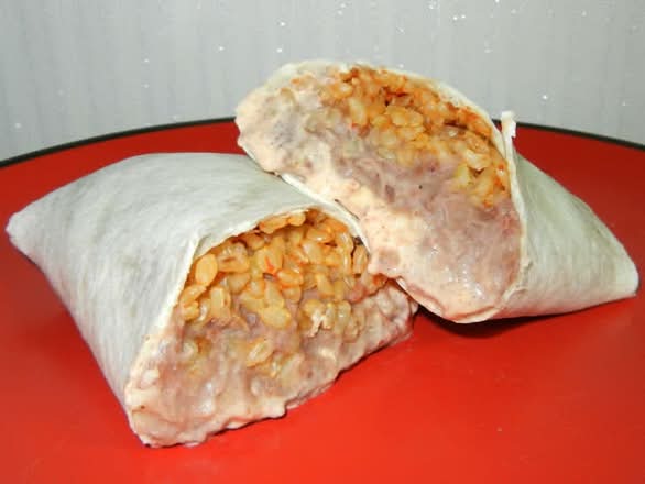 Rice, Bean and Cheese Burrito