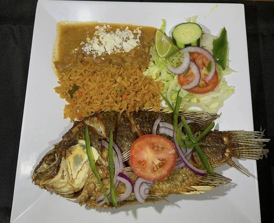 Mojara Frita (Fried wholeTilapia)