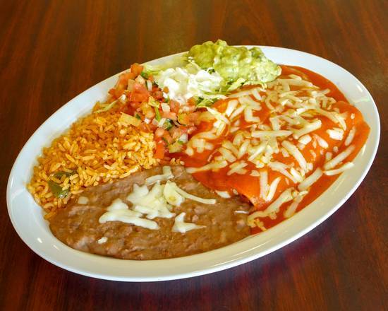Meat Enchilada Plate