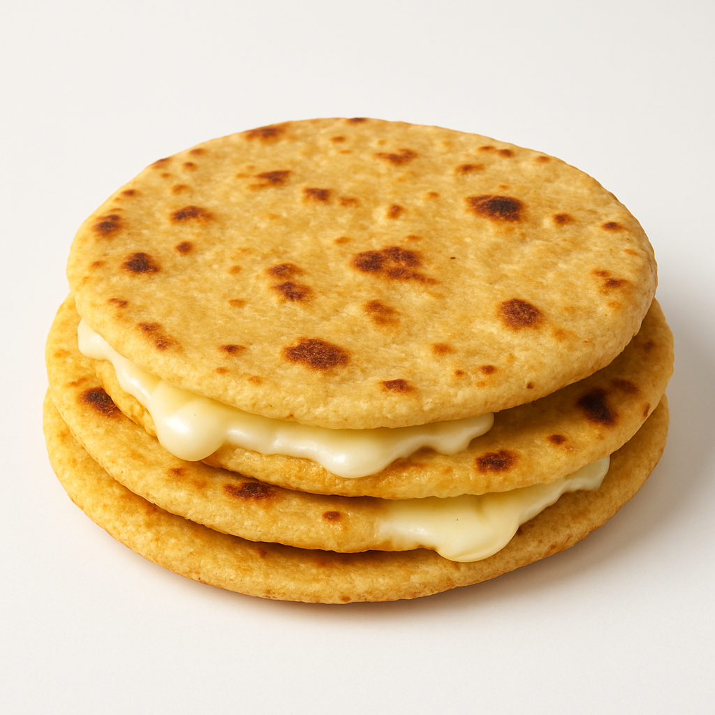 Tortillas con Queso Palmeadas