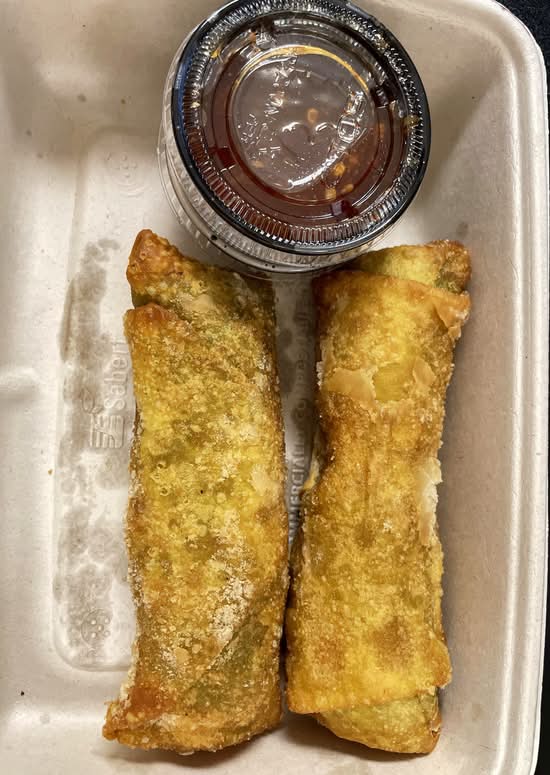 Avocado Cilantro Egg Rolls
