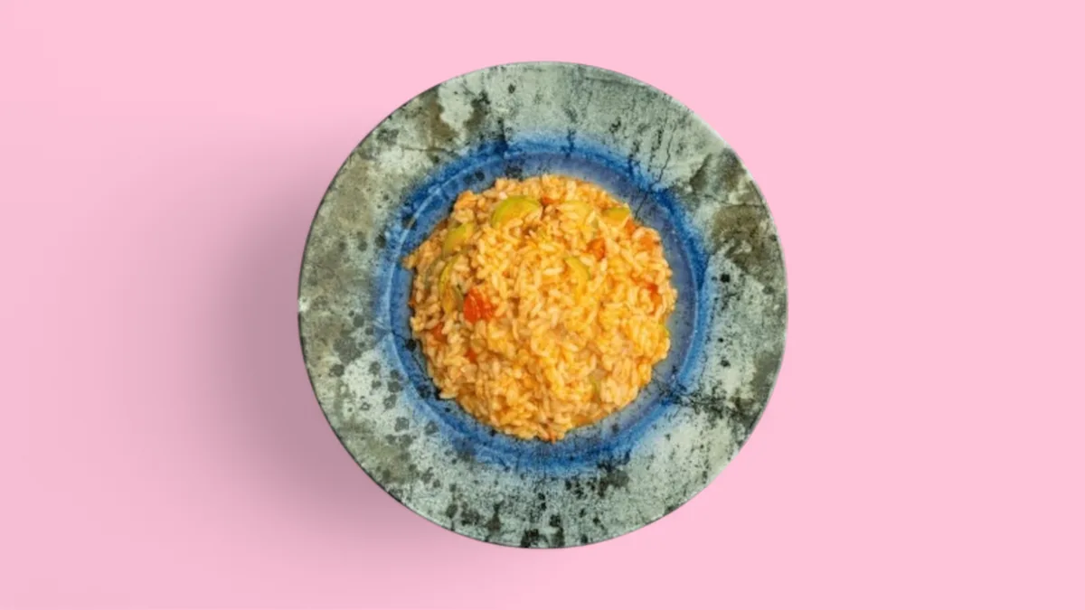 Salmon and Pumpkin Risotto