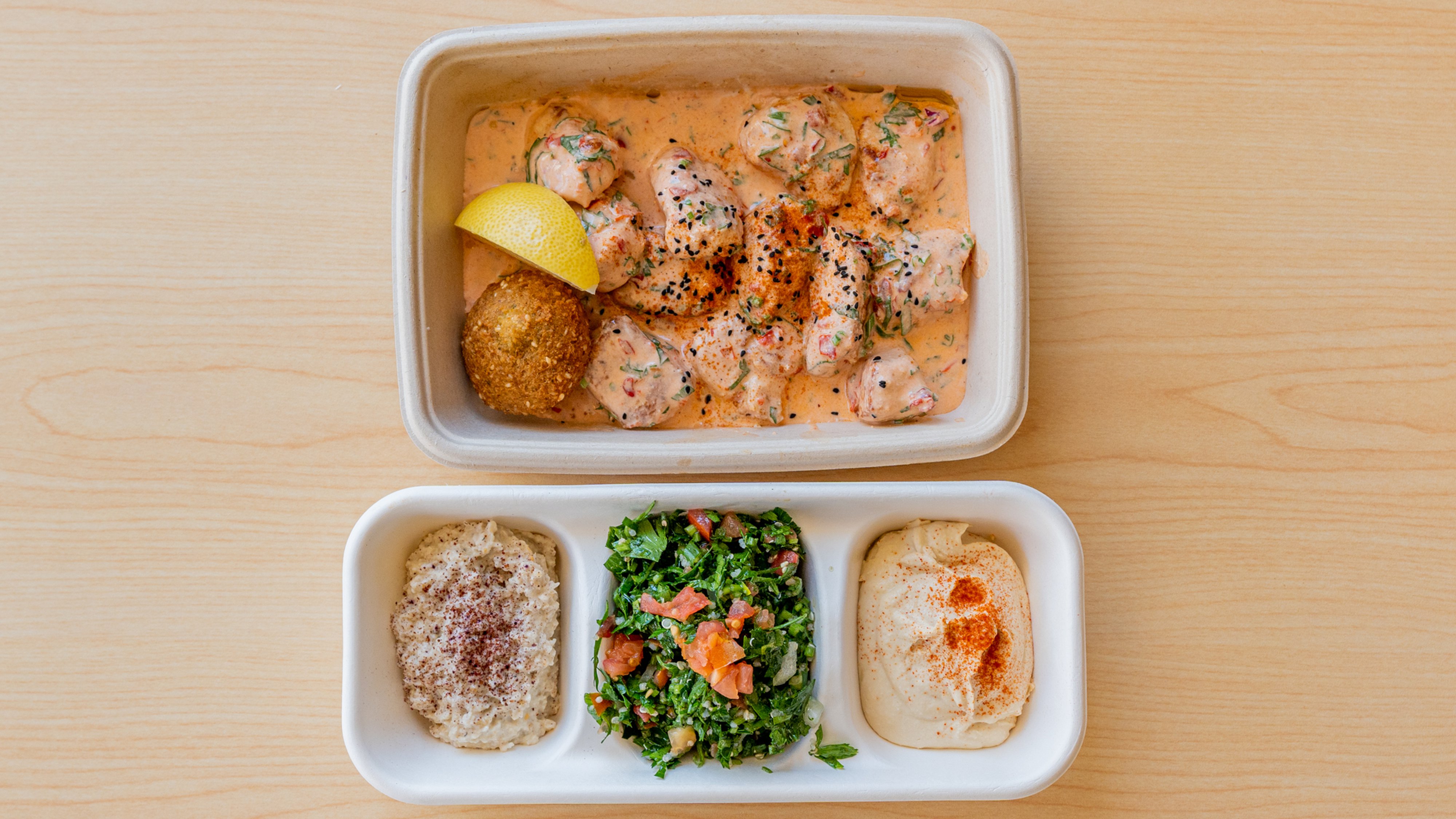 Chilli Lemon Garlic Chicken Mix Plate