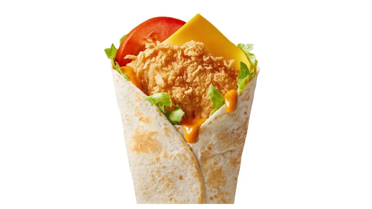 Cheesy chicken tortilja
