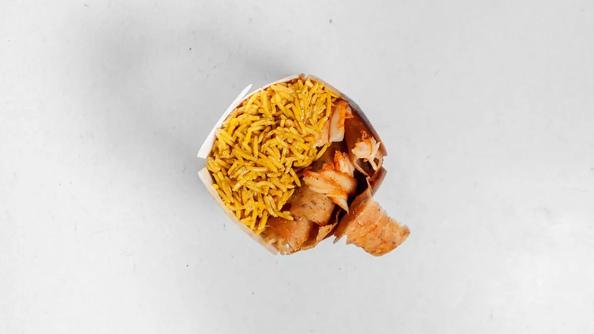 Döner box s basmati rýží