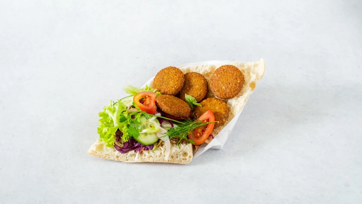 Pita falafel