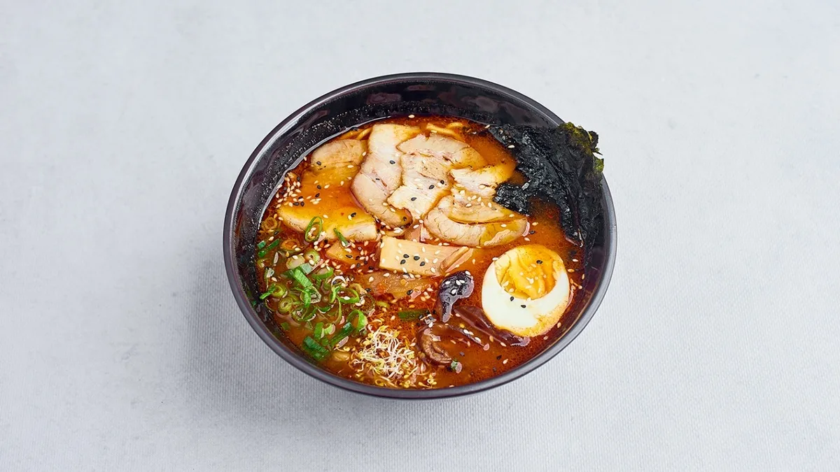 Spicy tonkotsu Ramen z wieprzowiną🌶️🌶️