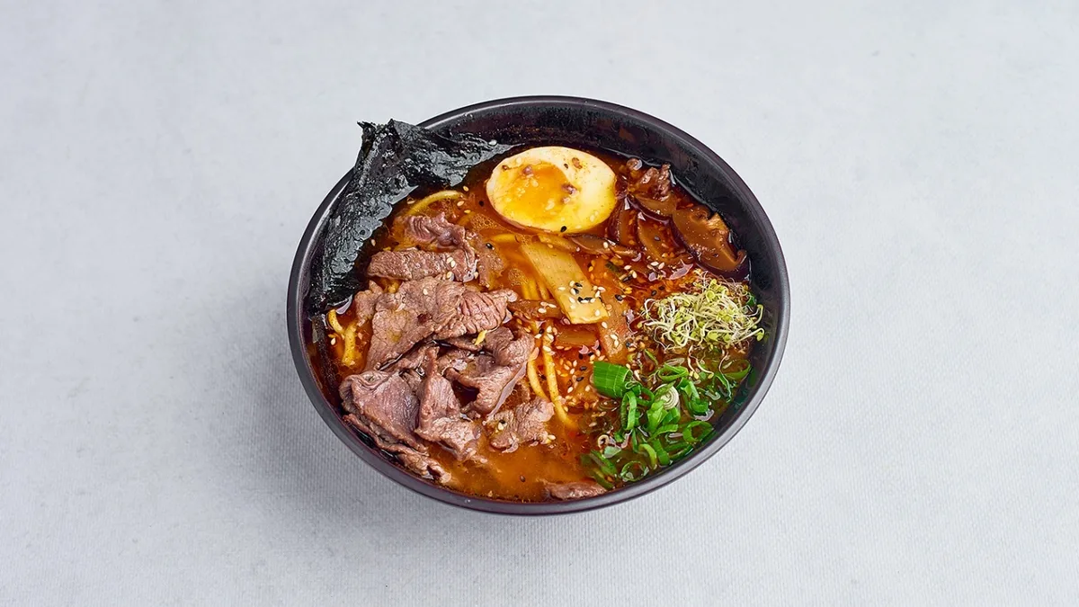 Spicy tonkotsu Ramen z wołowiną🌶️🌶️