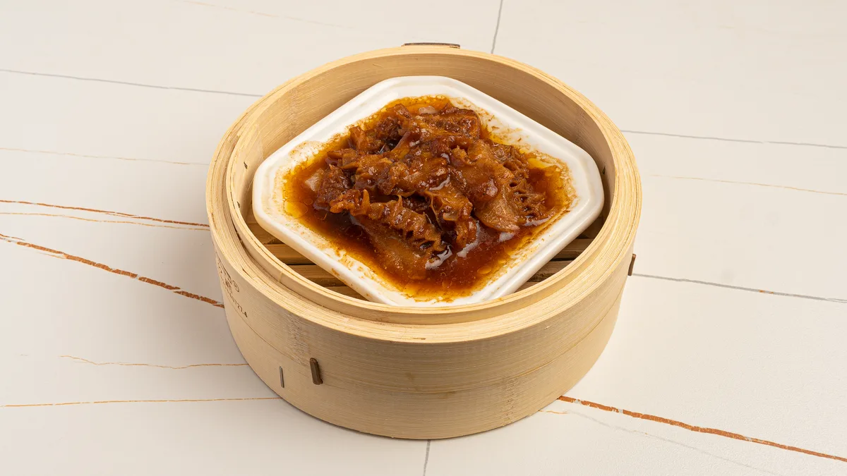 207. Párolt satay marha pacal 沙爹金钱肚 Steamed Satay Beef Tripe