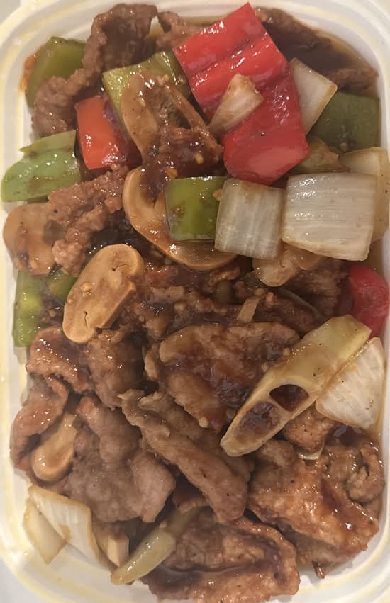 黑椒铁板牛 Beef with Black pepper sauce