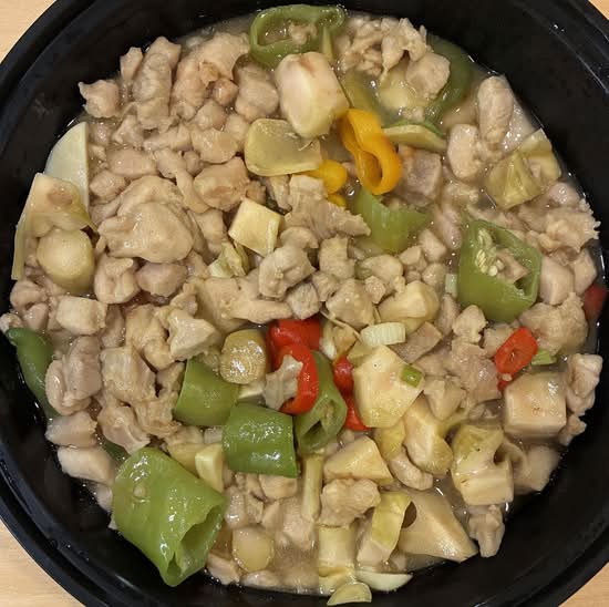 鲜椒泡菜鸡丁 chicken with fresh chili