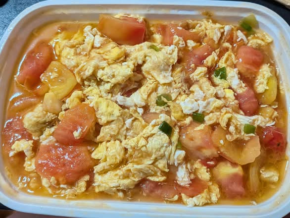 番茄炒蛋 egg with tomato