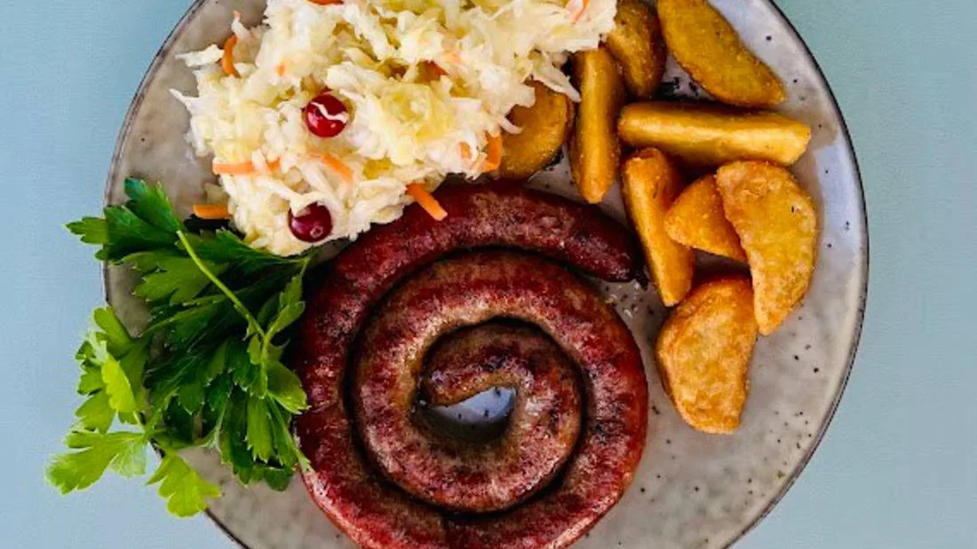 Фирменные колбаски Taste of life говяжьи