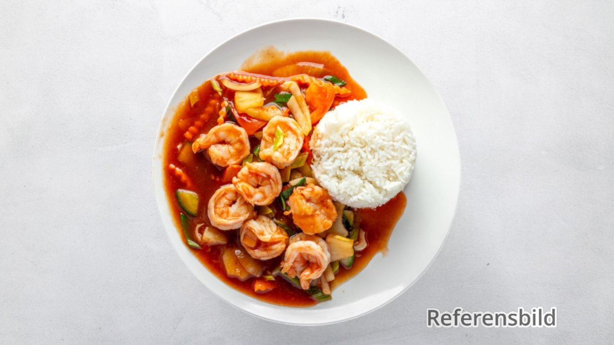 Stekta Räkor med Cashewnötter