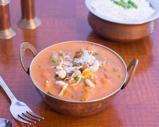 Vegetarian Navratan Korma (Vegetable Coconut Curry)