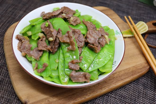 Beef W. Snow Peas/雪豆牛